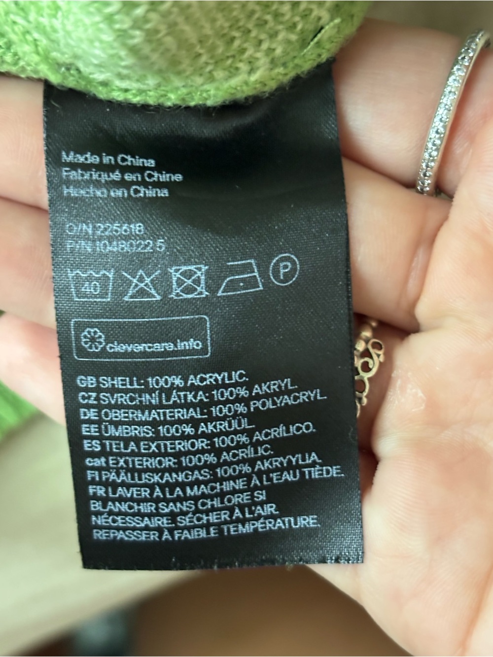 H&M Lime Green Knit Sweater Vest - Picture 5 of 6